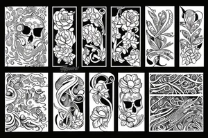 florescent tattoo idea
