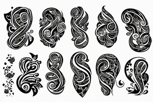 florescent tattoo idea