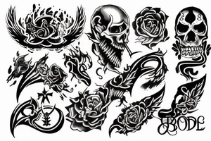 War and blood tattoo idea