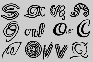 Minimalistic, simple letter C tattoo idea