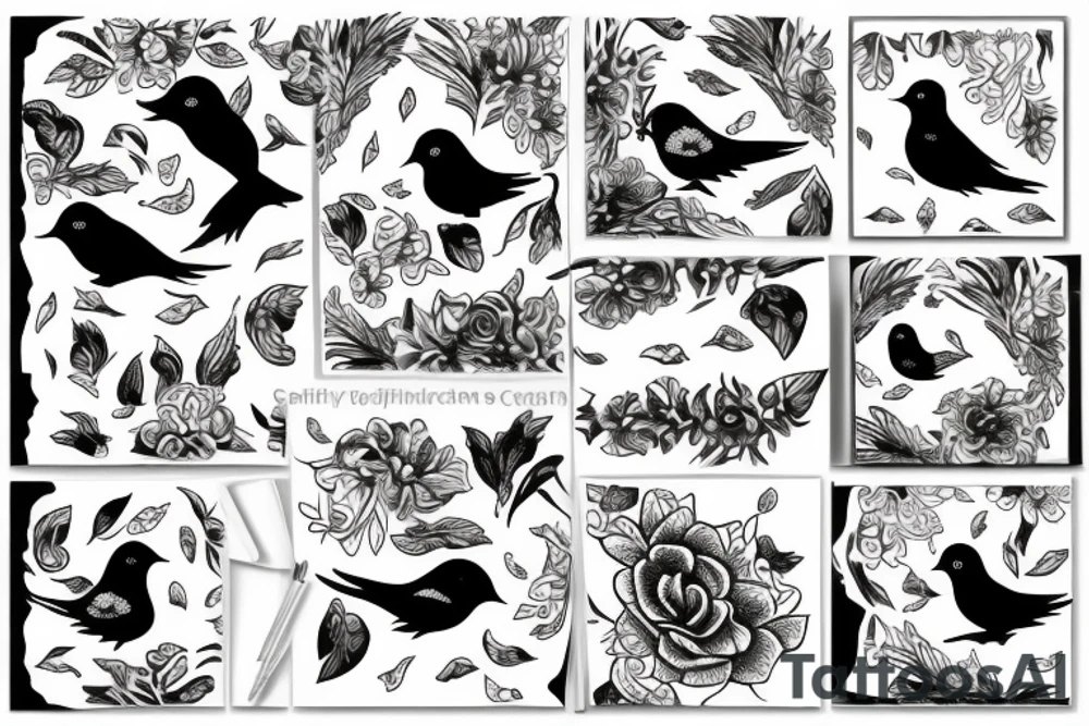 C with a dove tattoo idea