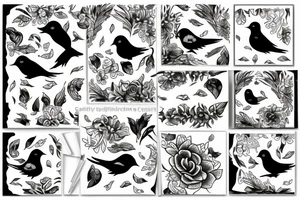 C with a dove tattoo idea