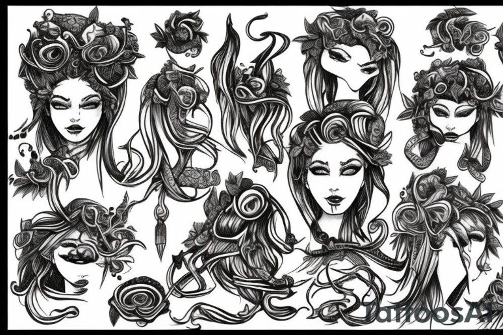 Medusa tattoo idea