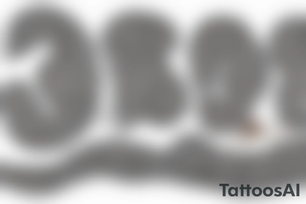dachshund side on in celtic art style tattoo idea