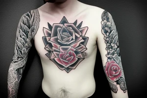 a sad person tattoo idea