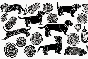 Dachshund tattoo idea
