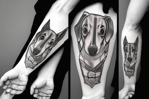 Thor as a Dachshund tattoo idea