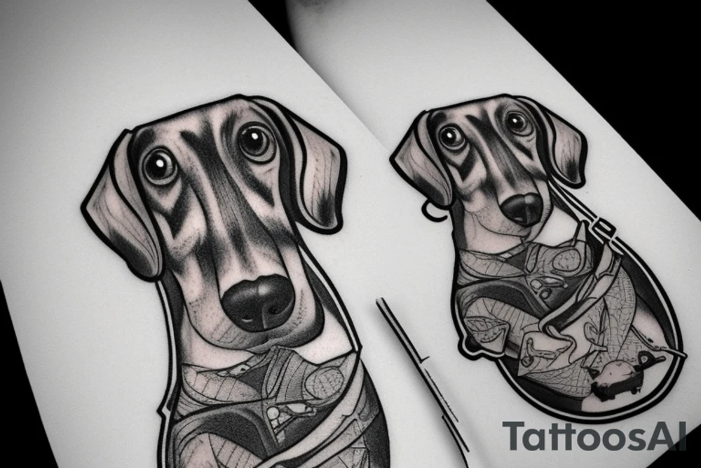 Thor as a Dachshund tattoo idea