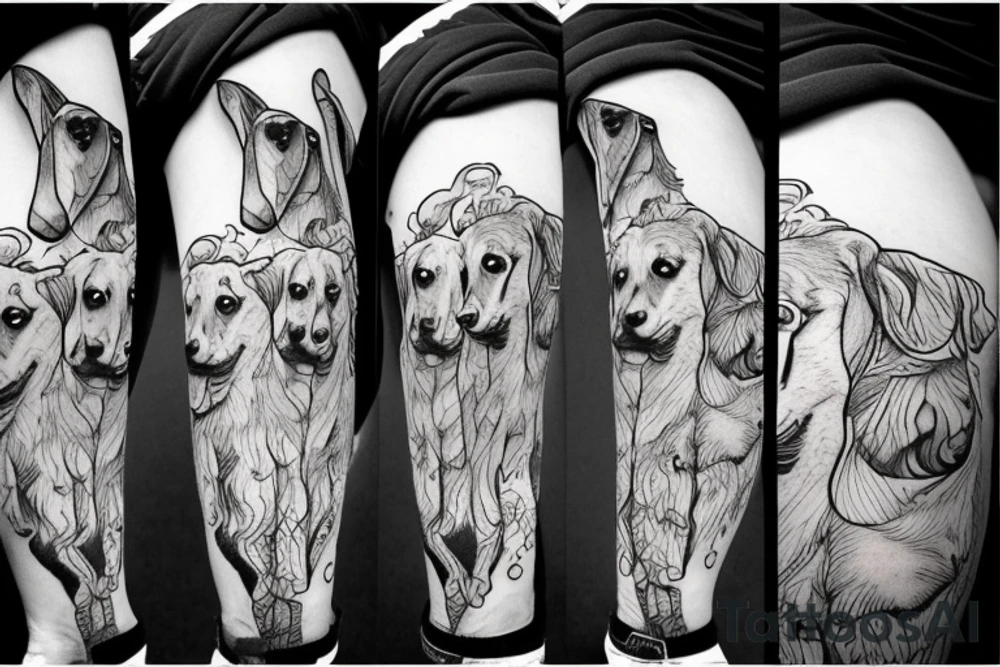 Thor as a Dachshund tattoo idea