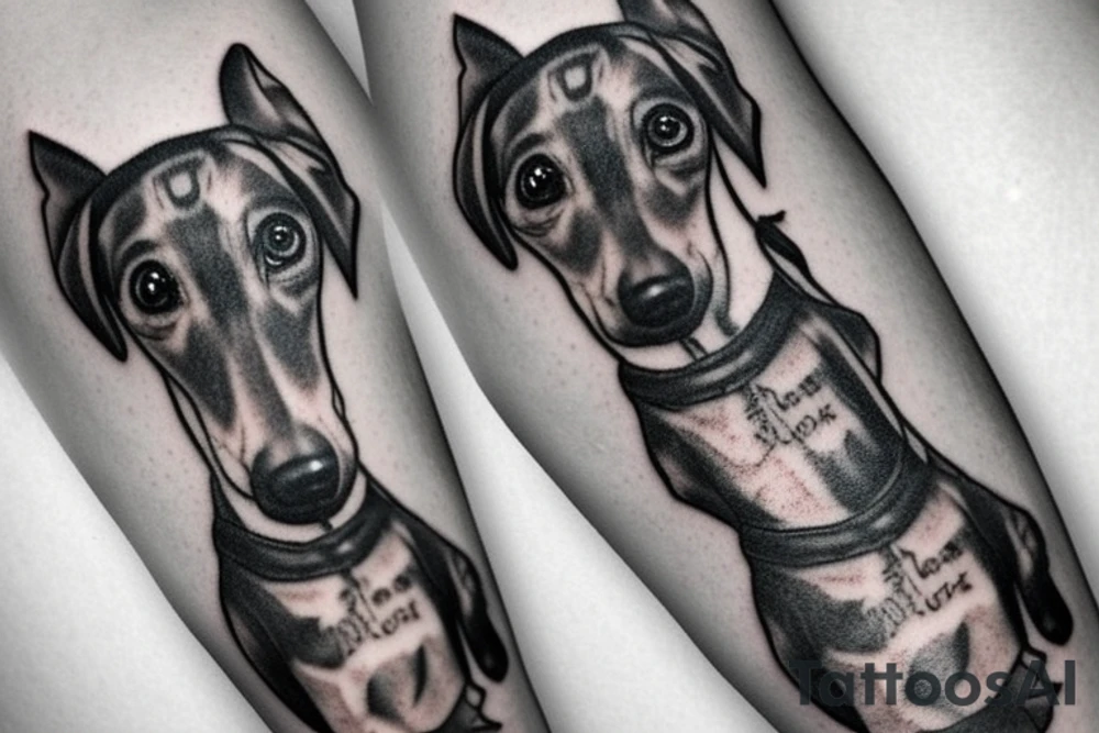 Thor as a Dachshund tattoo idea