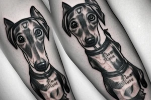 Thor as a Dachshund tattoo idea