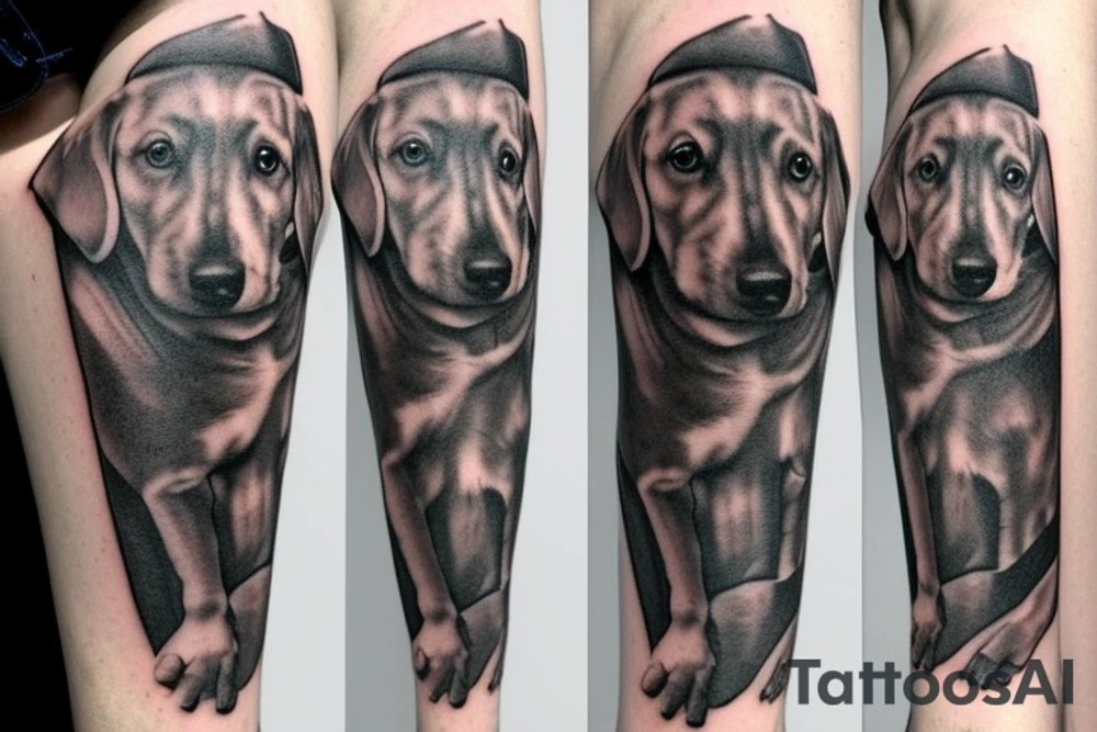 Thor as a Dachshund tattoo idea