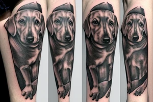 Thor as a Dachshund tattoo idea