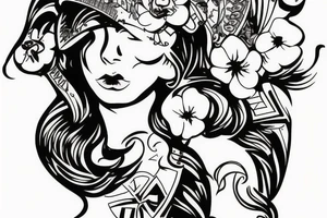 Ukraine women war tattoo idea