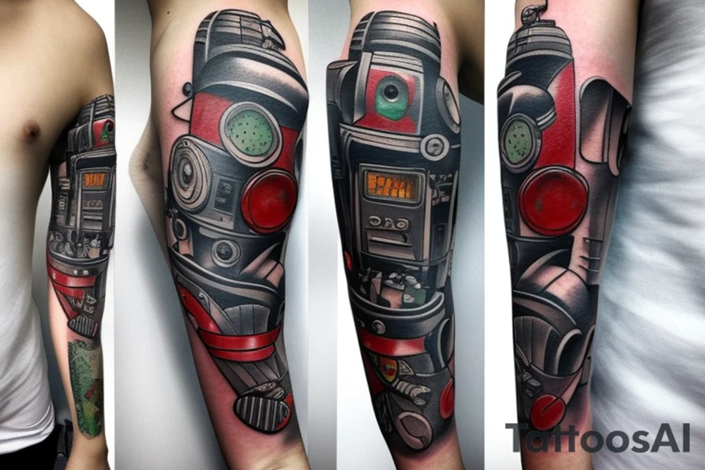 Robot tattoo idea