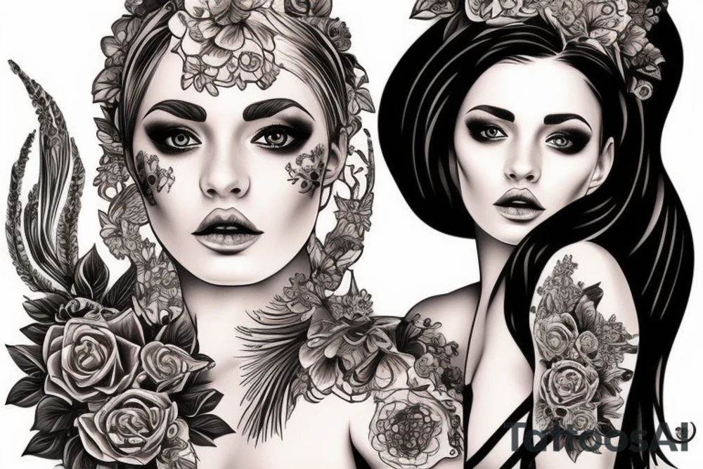 Ukrainian women tattoo idea