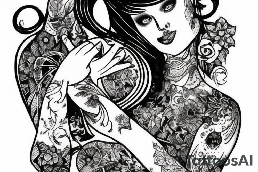 Ukrainian women tattoo idea