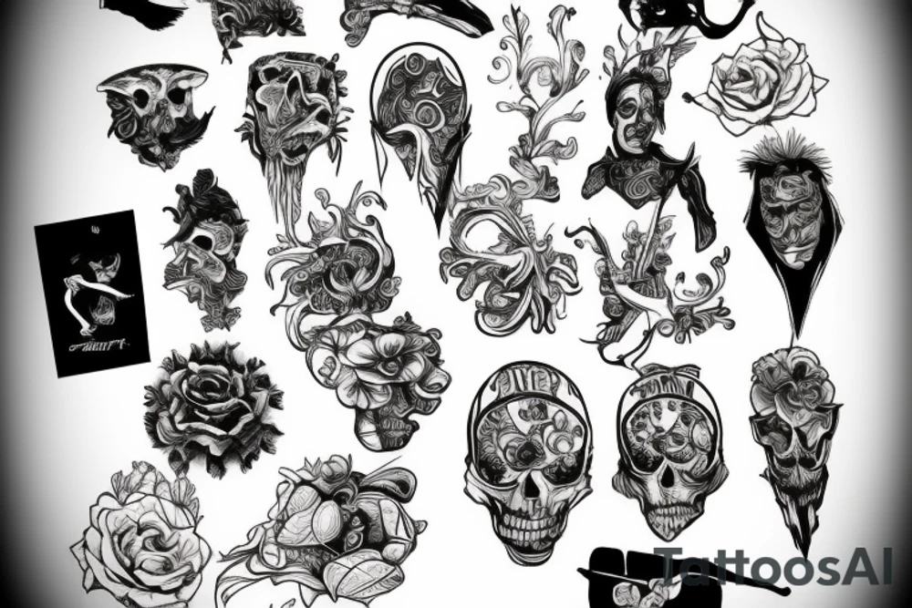 Salvador style art tattoo idea
