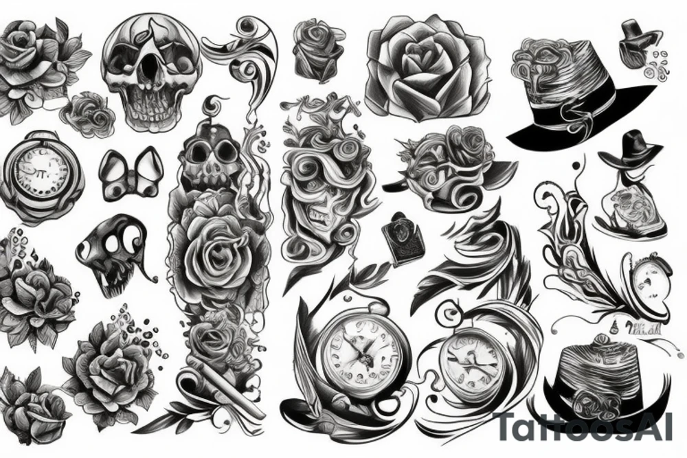 Salvador style art tattoo idea
