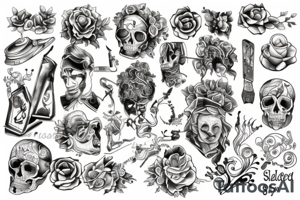 Salvador style art tattoo idea