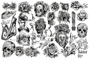 Salvador style art tattoo idea