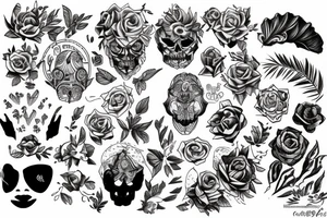Half sleeves tattoo idea