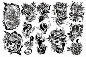 Half sleeves tattoo idea