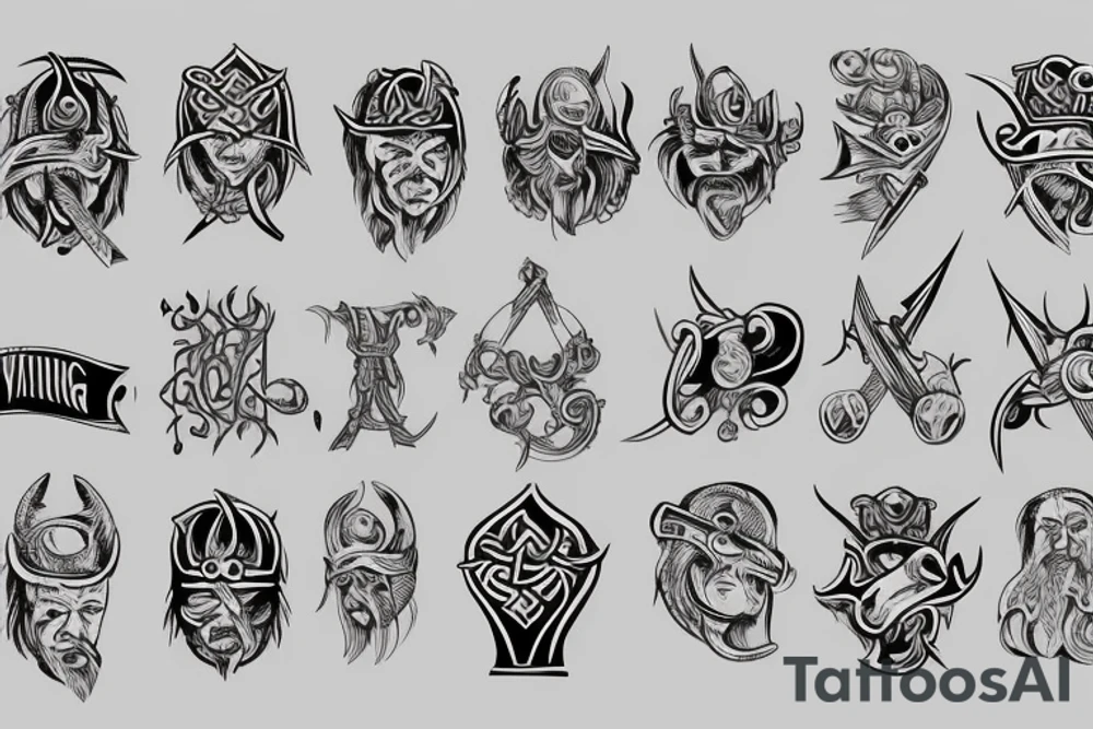 Vikinger tattoo idea