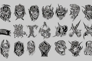 Vikinger tattoo idea