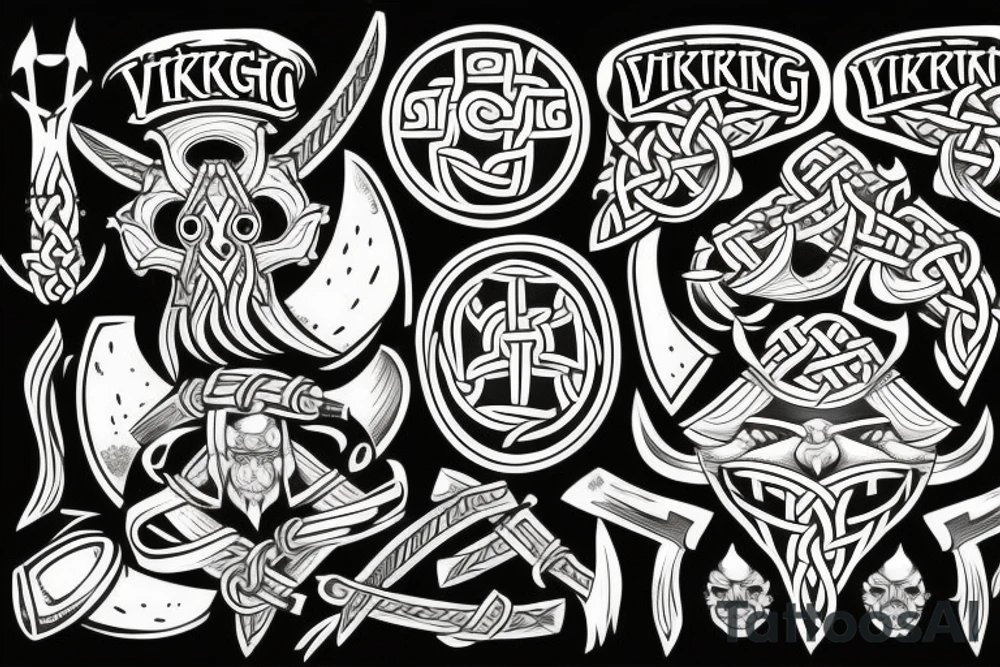 Vikinger tattoo idea