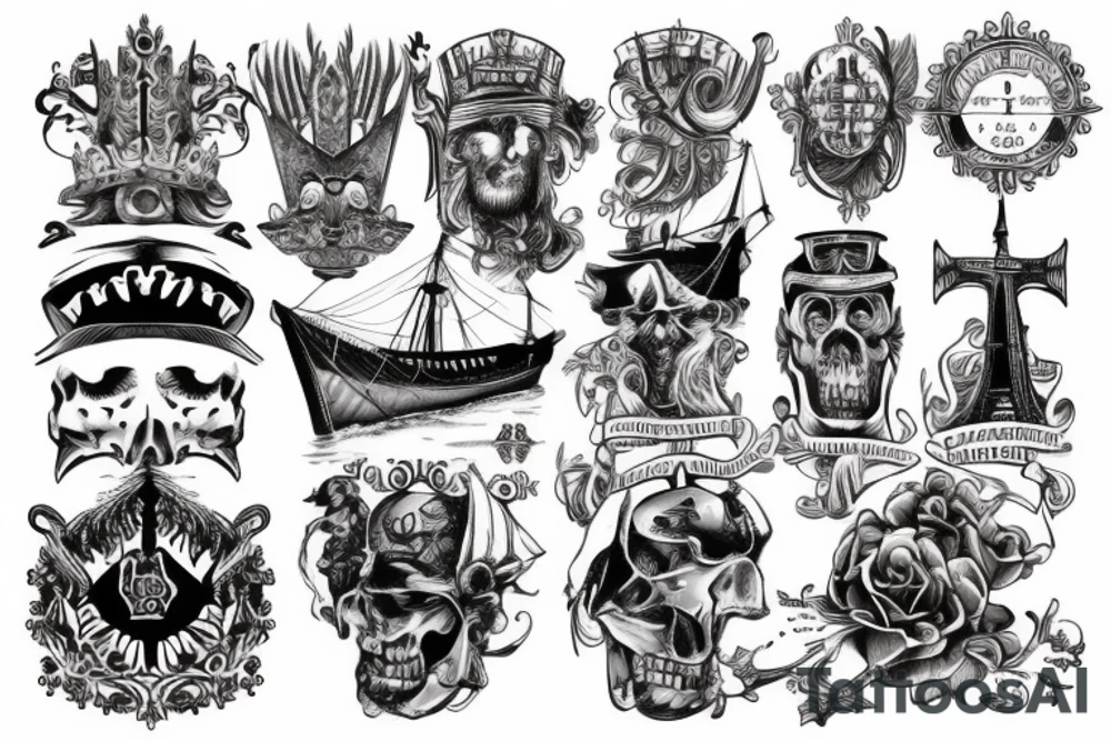 Wikingerschiffe tattoo idea