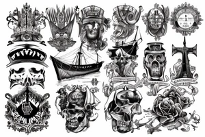 Wikingerschiffe tattoo idea