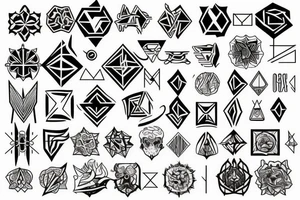 Esoteric alchemy tattoo idea