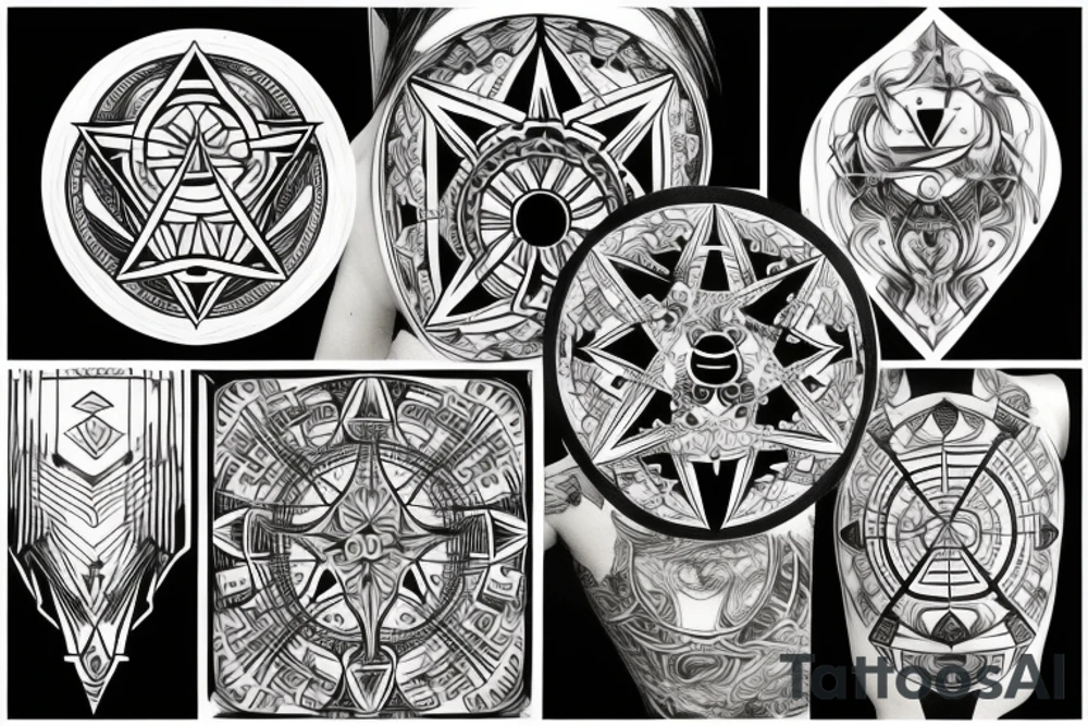 Esoteric alchemy tattoo idea