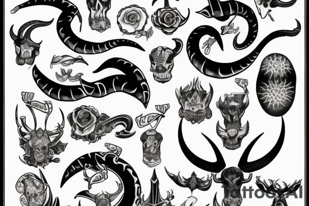 Das dreifache Horn Odins tattoo idea