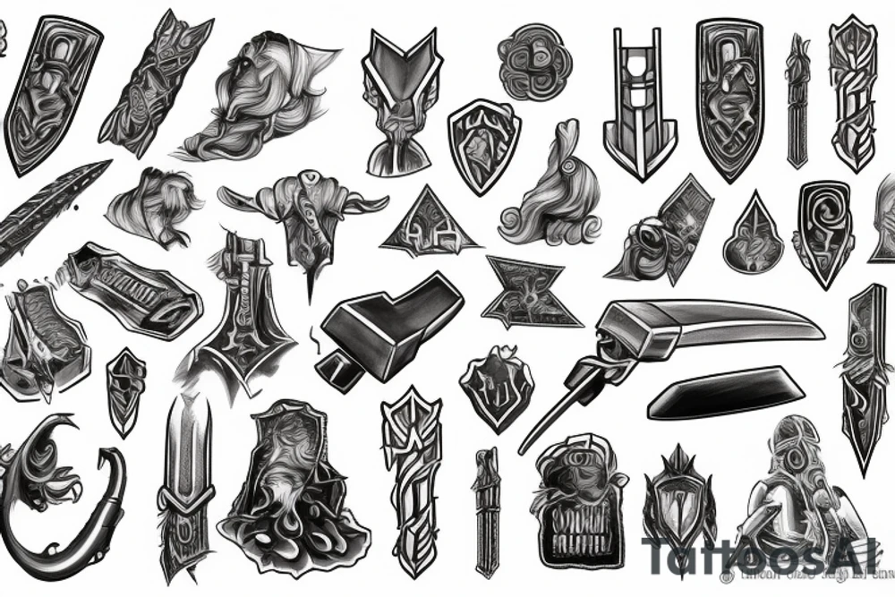 Mjölnir tattoo idea