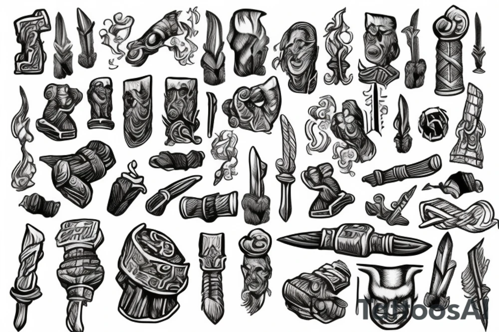 Thors hammer tattoo idea