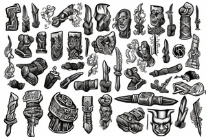 Thors hammer tattoo idea