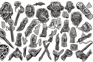 Thors hammer tattoo idea