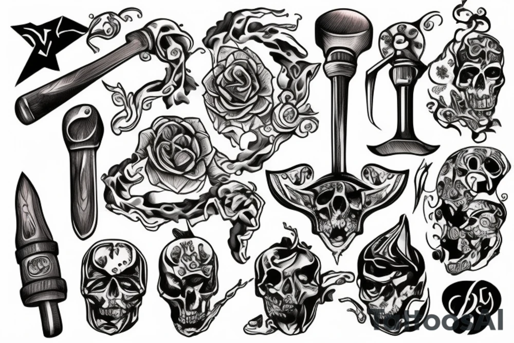 hammer tattoo idea