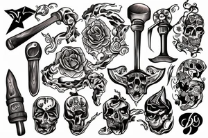 hammer tattoo idea
