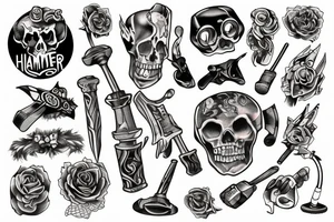 hammer tattoo idea