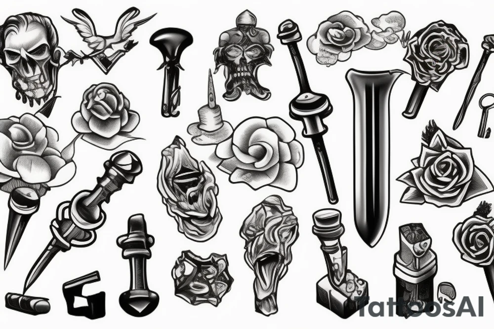 hammer tattoo idea