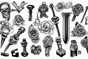 hammer tattoo idea