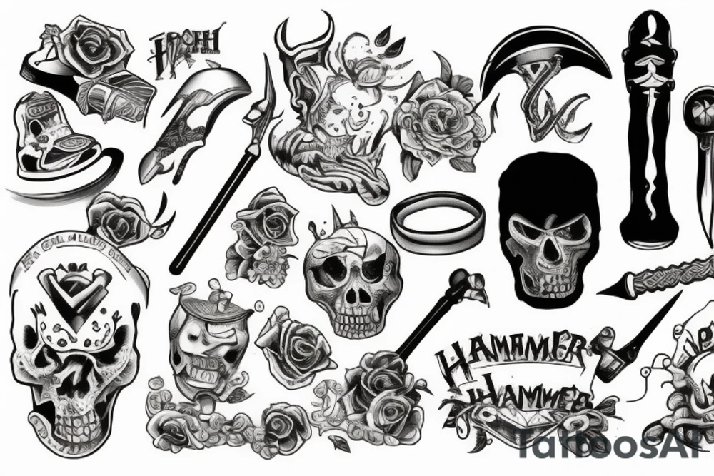 hammer tattoo idea