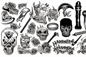 hammer tattoo idea