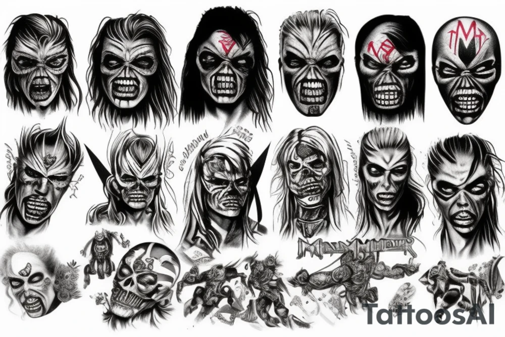 Iron Maiden tattoo idea