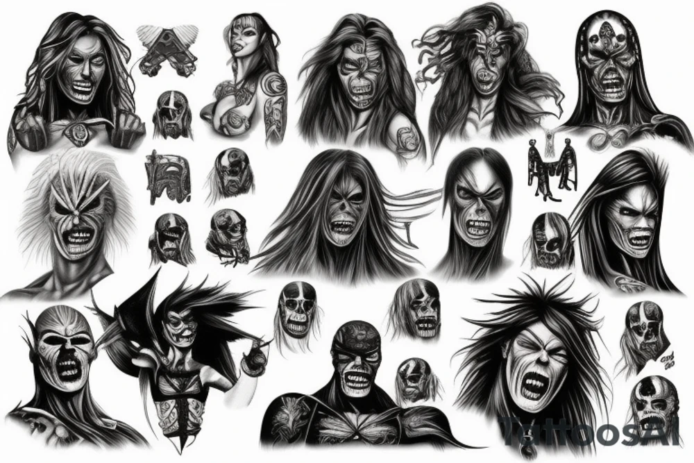 Iron Maiden tattoo idea