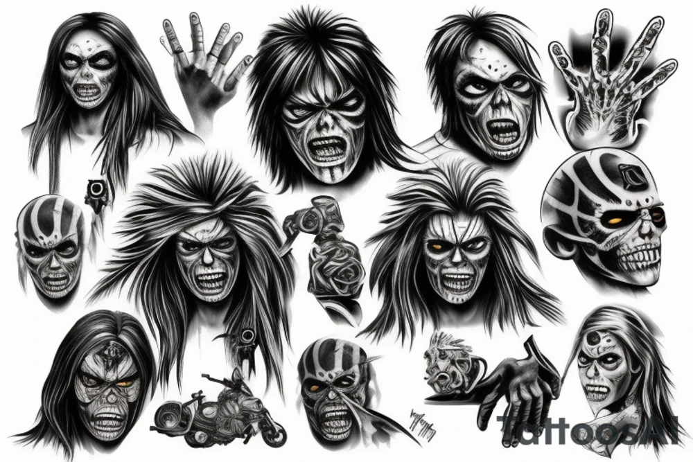 Iron Maiden tattoo idea