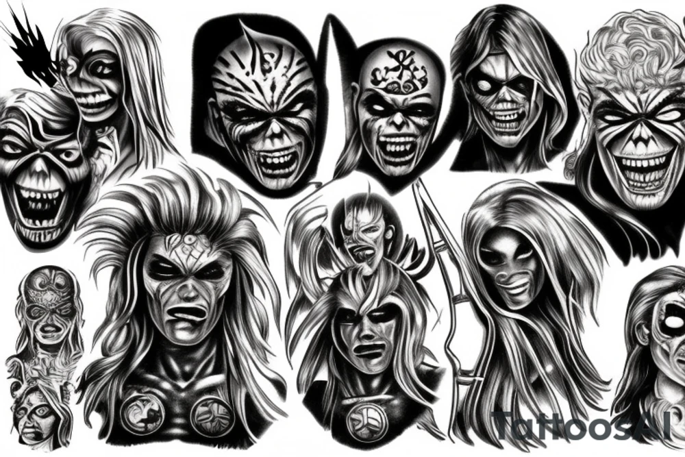 Iron Maiden tattoo idea